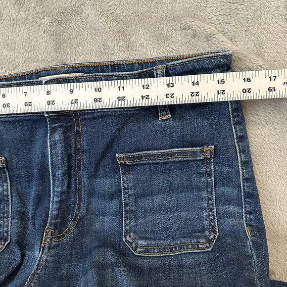 Kut From The Kloth Ana High Rise Flare Jeans Women's 10 Patch Pockets - Picture 5 of 8